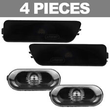 4pcs Clear Front Bumper Fender Side Marker Light For VW MK4 GOLF JETTA CABRIO US picture