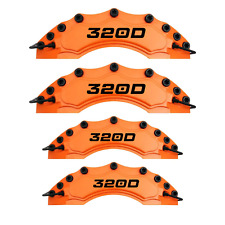 320 D Brake Caliper Cover | Customized Design  (4 pieces)  | Orange picture