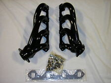BLACK Painted 1986-93 Ford Mustang 302 5.0 Shorty Exhaust Headers SBF picture