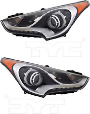 For 2013-2017 Hyundai Veloster Headlight Set Pair Projector Type picture