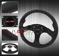 320mm Super Light Weight Aluminum Body Frame Pvc Leather Wrapped Steering Wheel picture