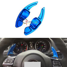Aluminum Blue Steering Wheel DSG Paddle Extension For VW Golf Jetta GTI MK5 MK6 picture