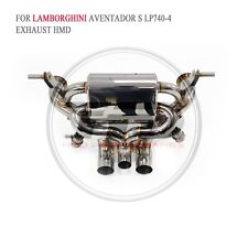 for lamborghini aventador S LP740-4 Stainless steel valve Catback exhaust picture
