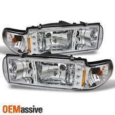 Fit 91-96 Chevy Impala Caprice 1PC LED Headlights/Corner Signal Lamps Left+Right picture