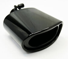Exhaust Tip 2.25 Inlet 5.50 X 3.0 X 7.00 Long WR55007-225-BOSS-GBK-SS Double Wal picture