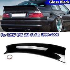 Rear Trunk Ducktail Spoiler Wing Lid For BMW E46 320i 325i 330i Sedan CSL Style picture