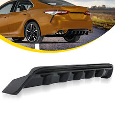 For Toyota Camry SE XSE 2018-2020 Shark Fin Rear Bumper Diffuser Glossy Black picture