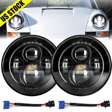 7inch LED Headlights Hi/Lo Sealed Beam For Porsche 911 912 914 924 928 picture