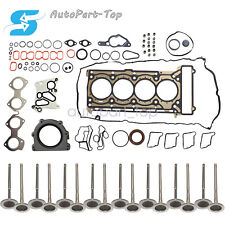 Intake & Exhaust Valves + Engine Gasket Kit For 1.8L Mercedes E250 C250 C200 US picture