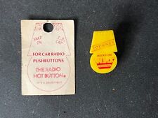 vintage radio pushbuttons station marker hot button WLS Chicago journey cappy picture