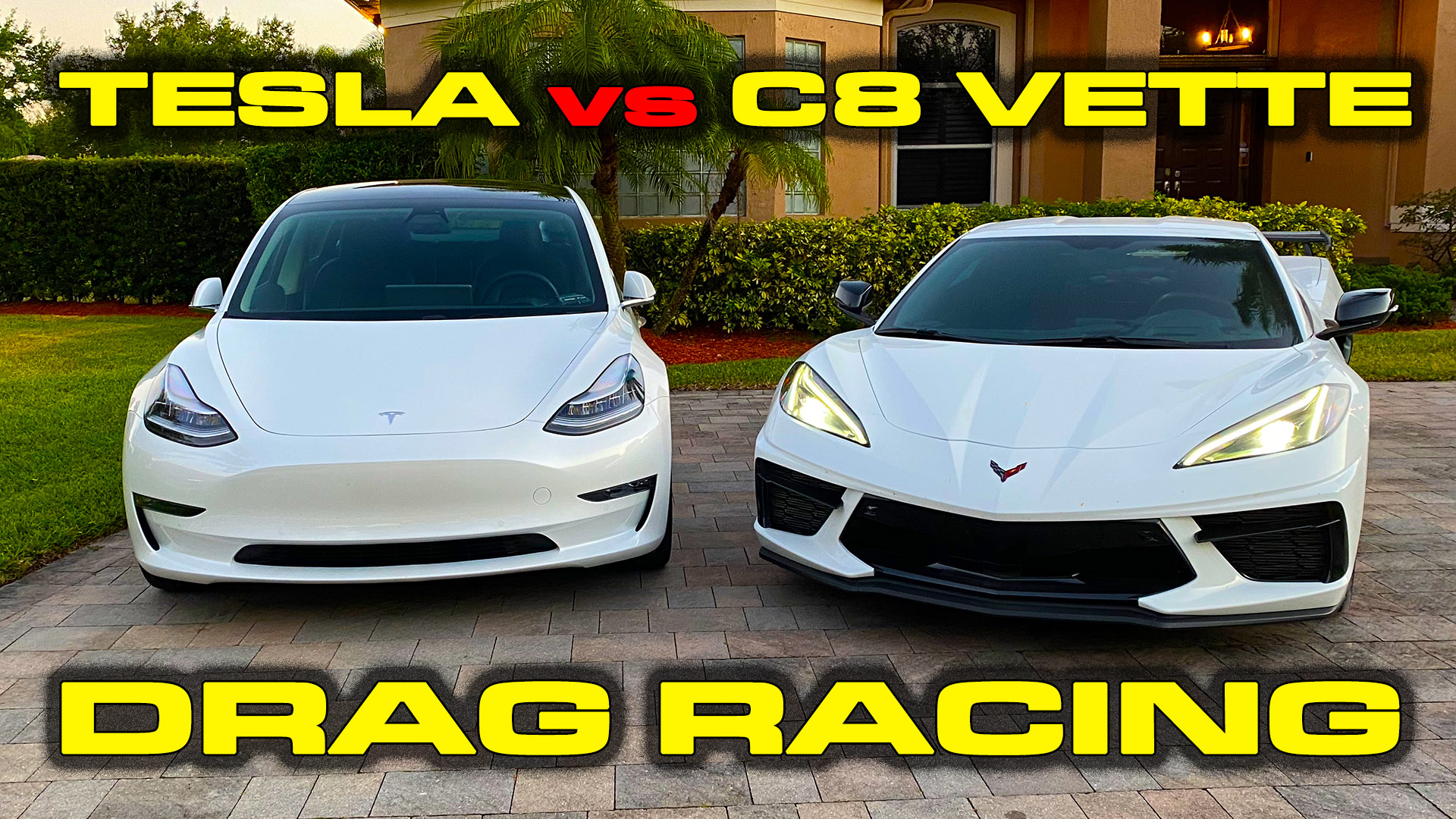 C8 Corvette vs Tesla Model 3 Performance