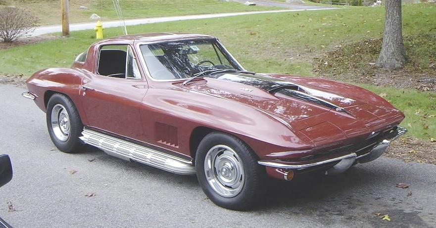 Marlborough Maroon 1967 Chevrolet Corvette Sting Ray