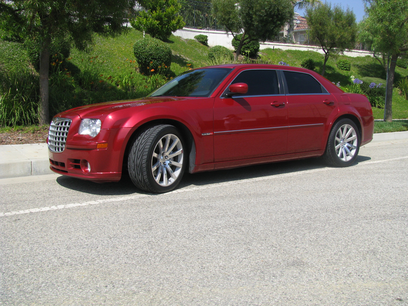 Red 2007 Chrysler 300 SRT-8