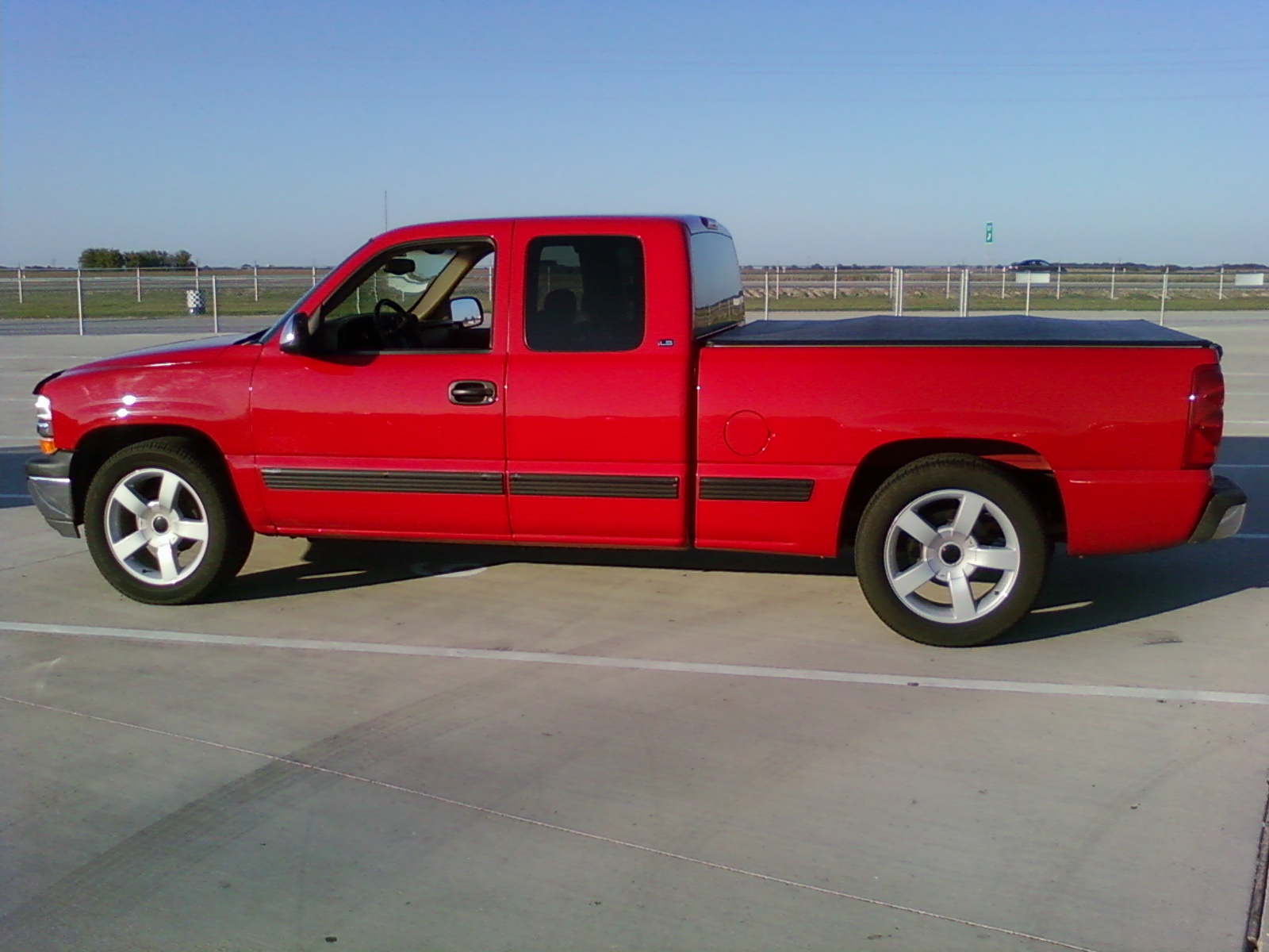 Hot Rod Red 2001 Chevrolet CK1500 Truck LS, Daily Driver