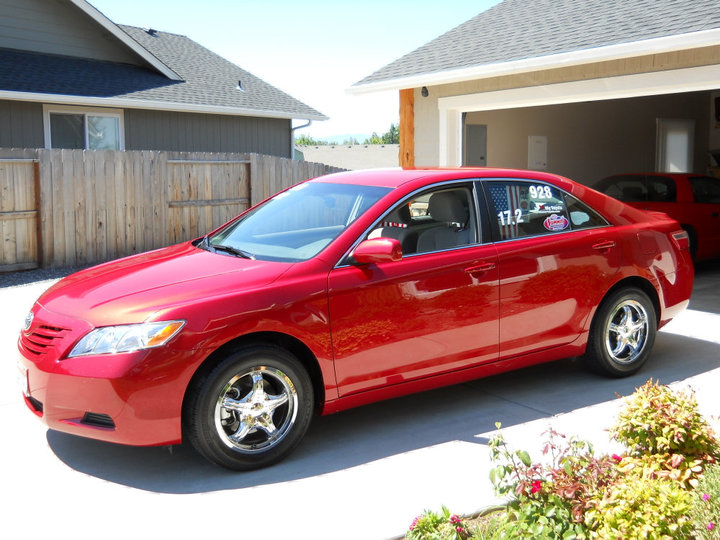 2009 RED  Toyota Camry LE  picture, mods, upgrades