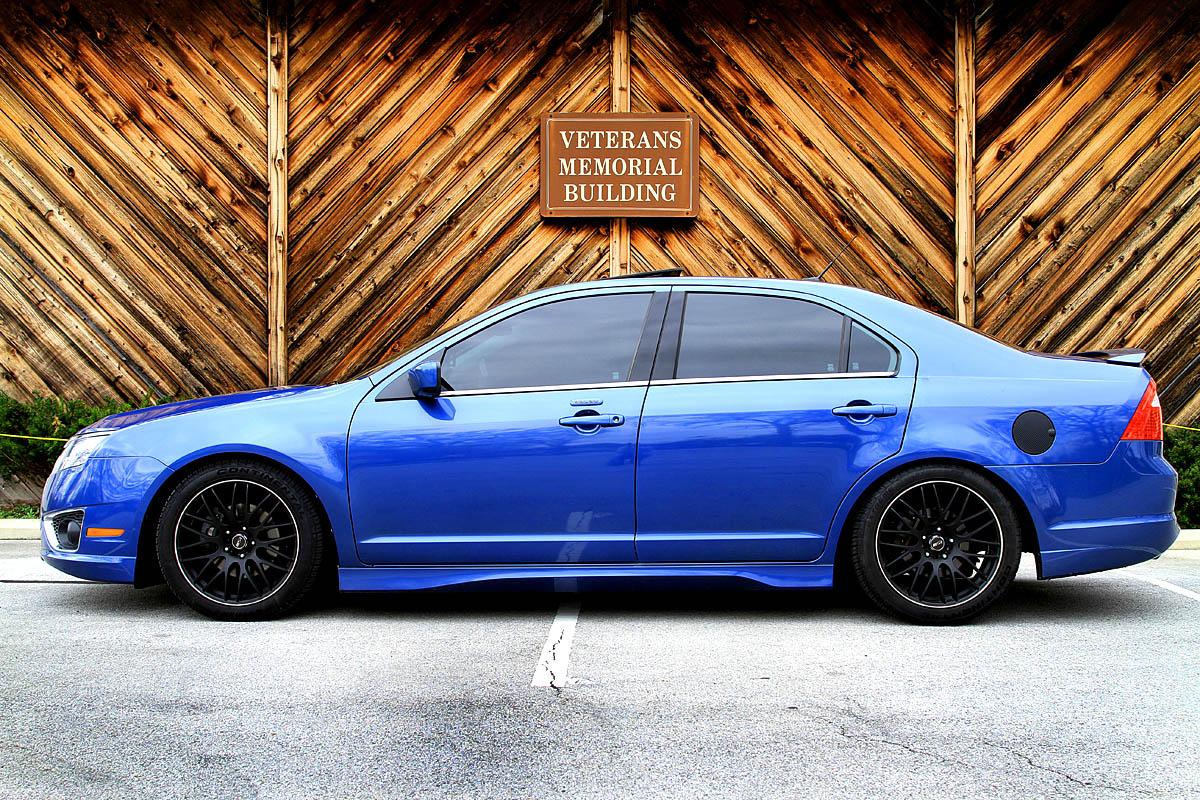 2010 Sport Blue Metallic Ford Fusion Sport FWD picture, mods, upgrades