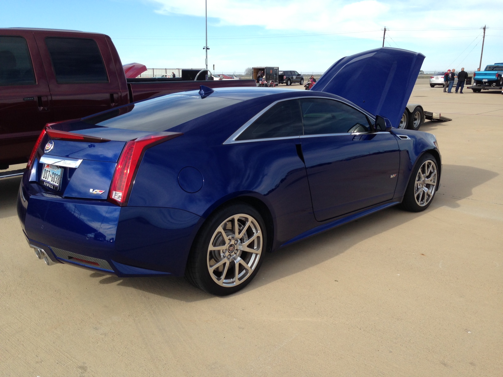2012 Opulent Blue Cadillac CTS-V Coupe picture, mods, upgrades