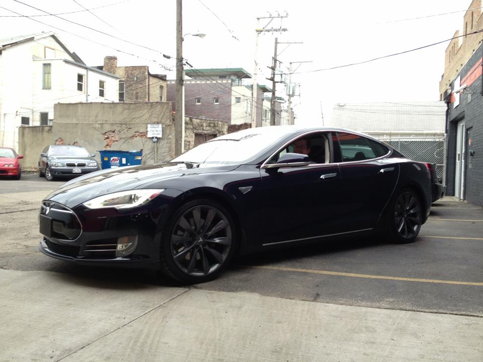 2013 Blue Tesla Model S Performance picture, mods, upgrades