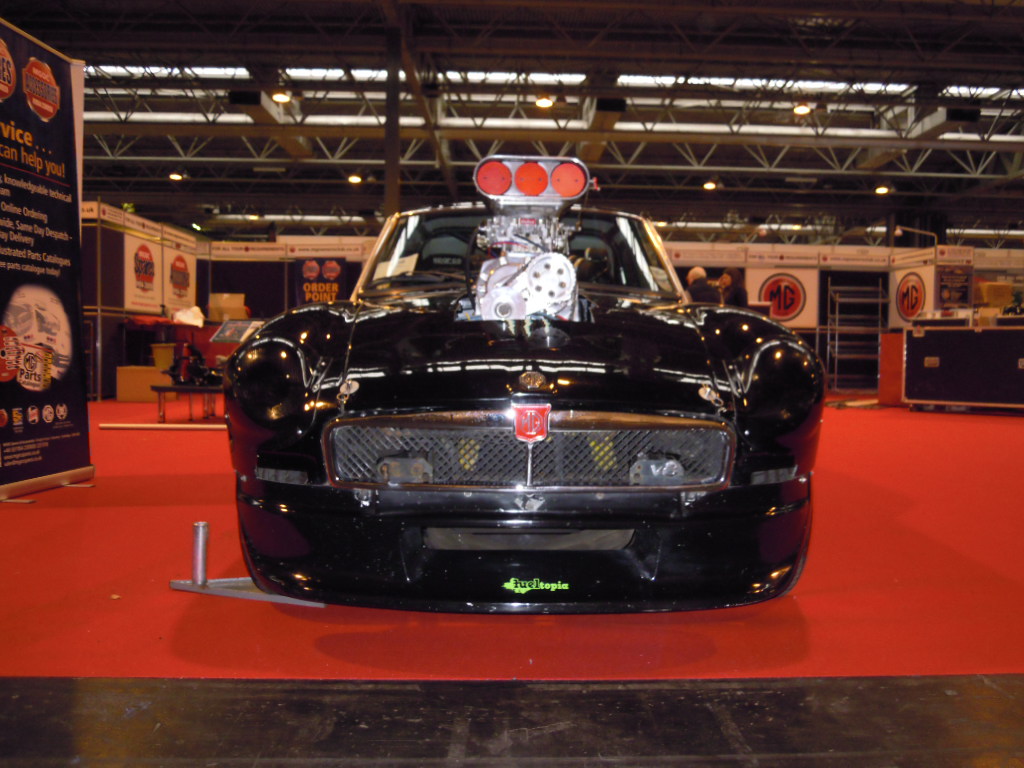 Black 1975 MG B GT V8