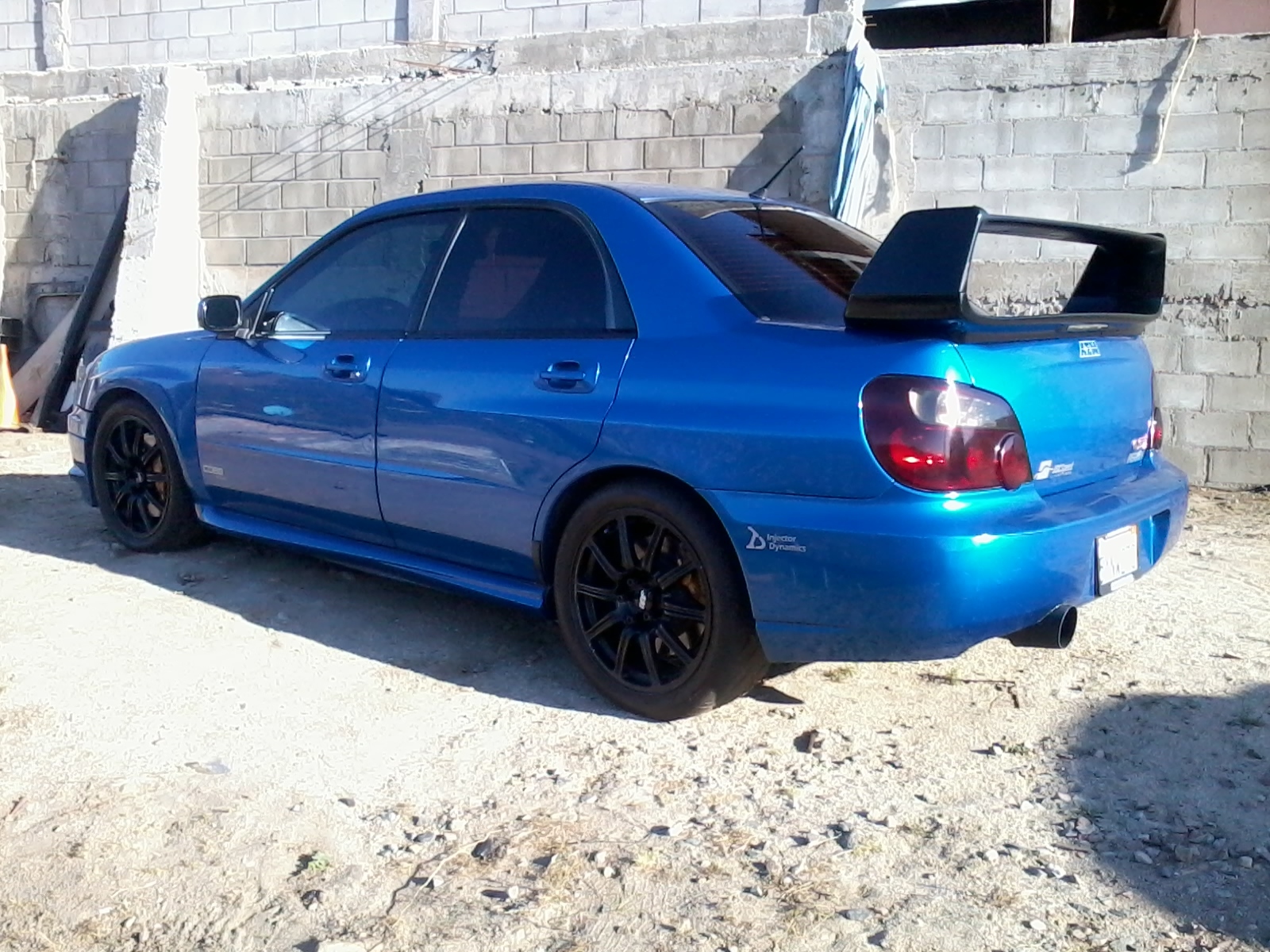 2004 blue Subaru Impreza sti picture, mods, upgrades