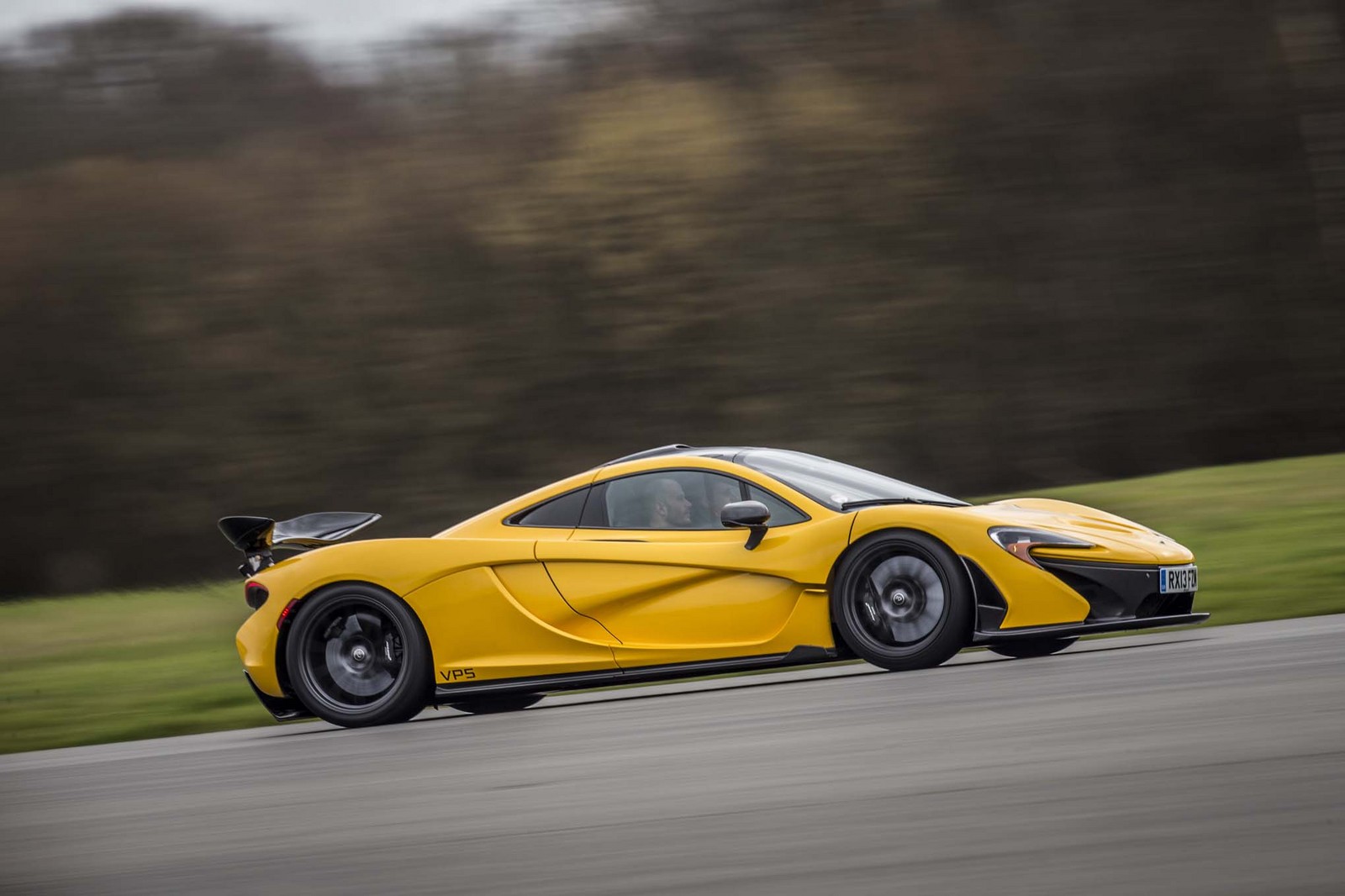Yellow 2014 McLaren P1 