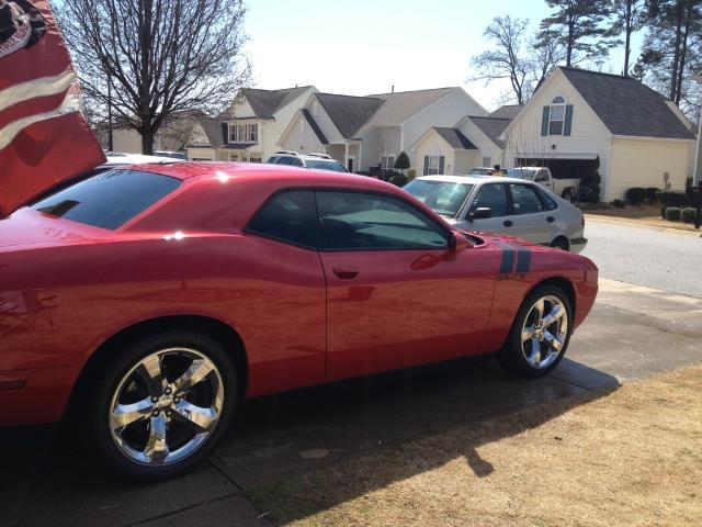 2012 canyon red Dodge Challenger RT picture, mods, upgrades