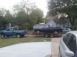 Blue 1985 Dodge Ram Pickup d150