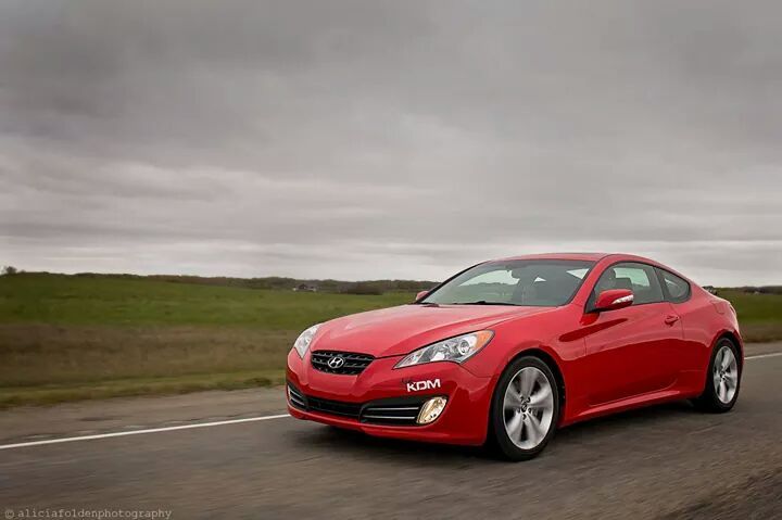 2010 Red Hyundai Genesis Coupe 3.8 AT picture, mods, upgrades