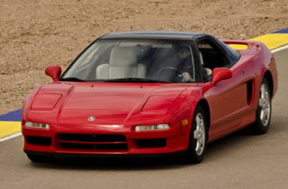 Red 1991 Acura NSX 