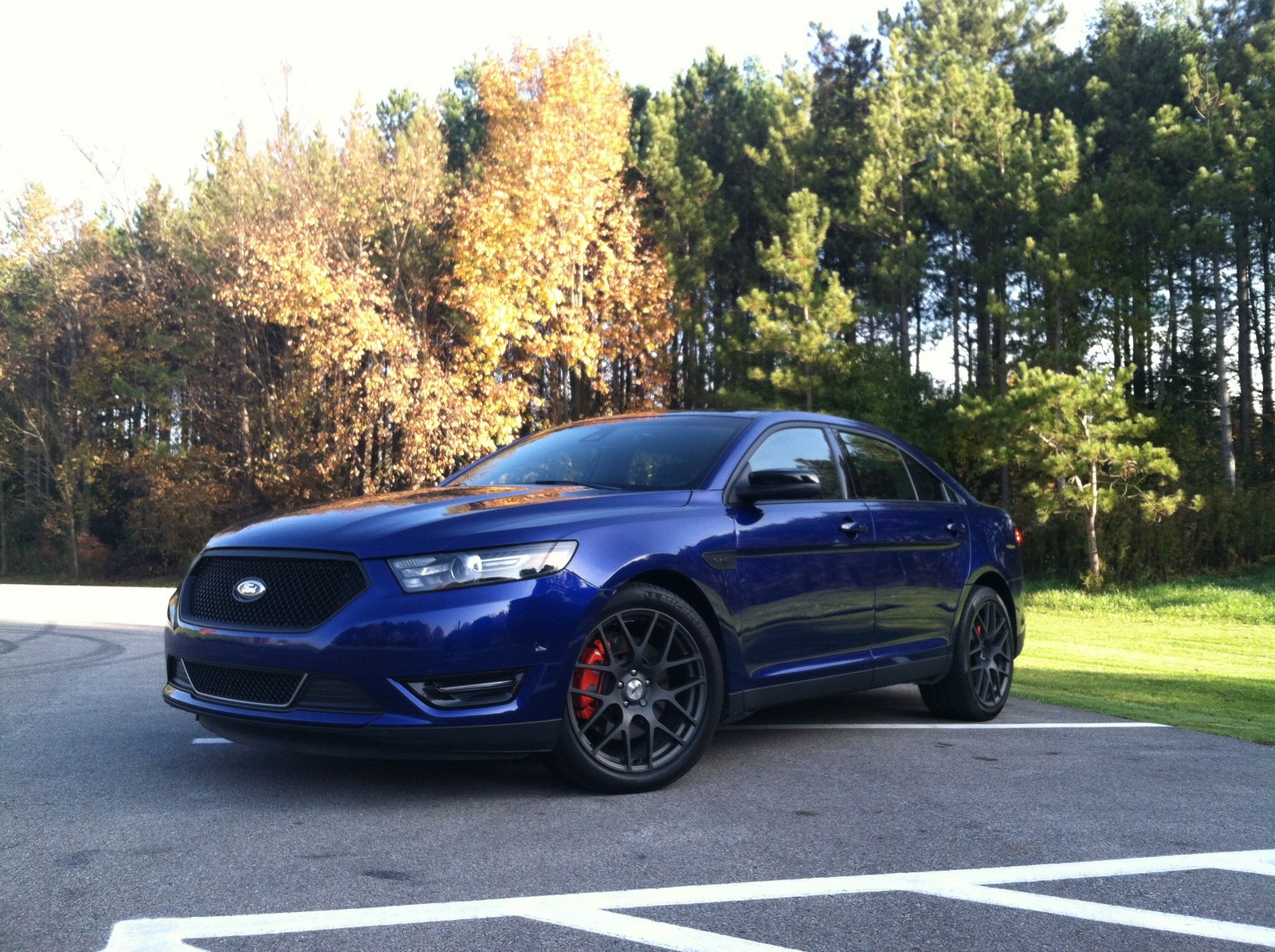 2013 Deep impact blue Ford Taurus Sho Non PP picture, mods, upgrades