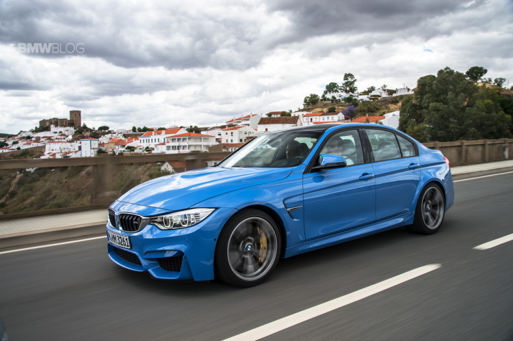 Metallic Blue 2015 BMW M3 