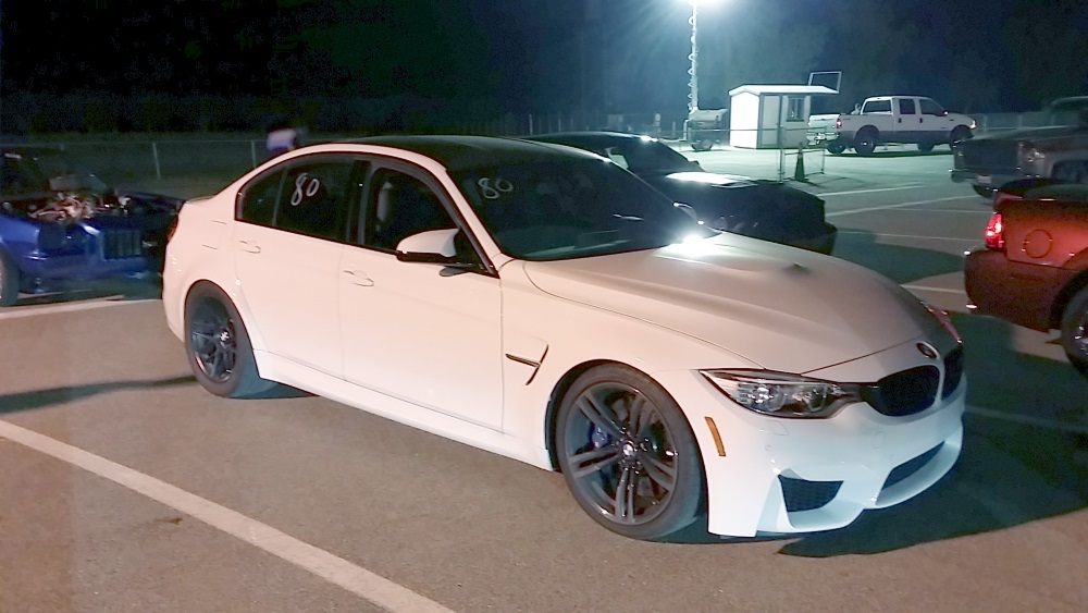 White 2015 BMW M3 JB4