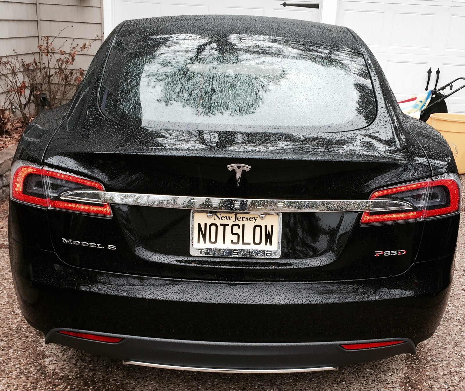 Black 2014 Tesla Model S P85D