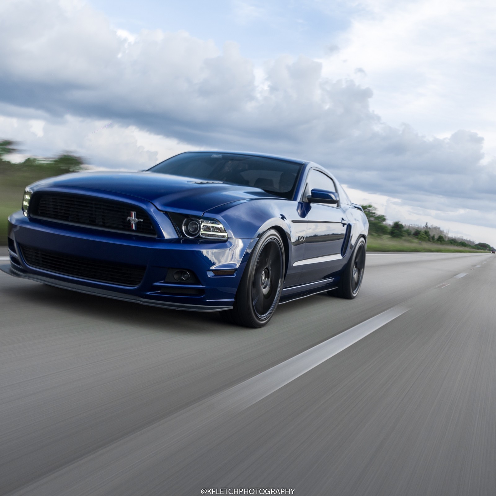 2013 Blue  Ford Mustang GT  picture, mods, upgrades
