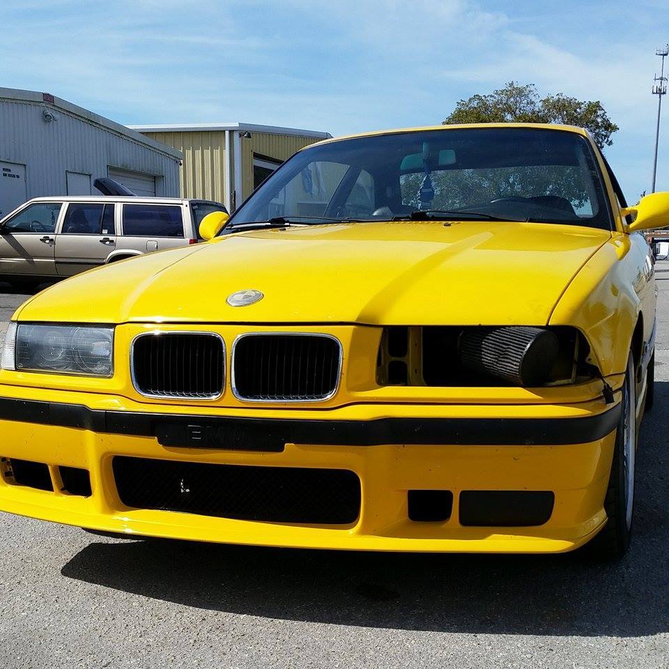 1995 Yellow BMW M3 US Spec picture, mods, upgrades