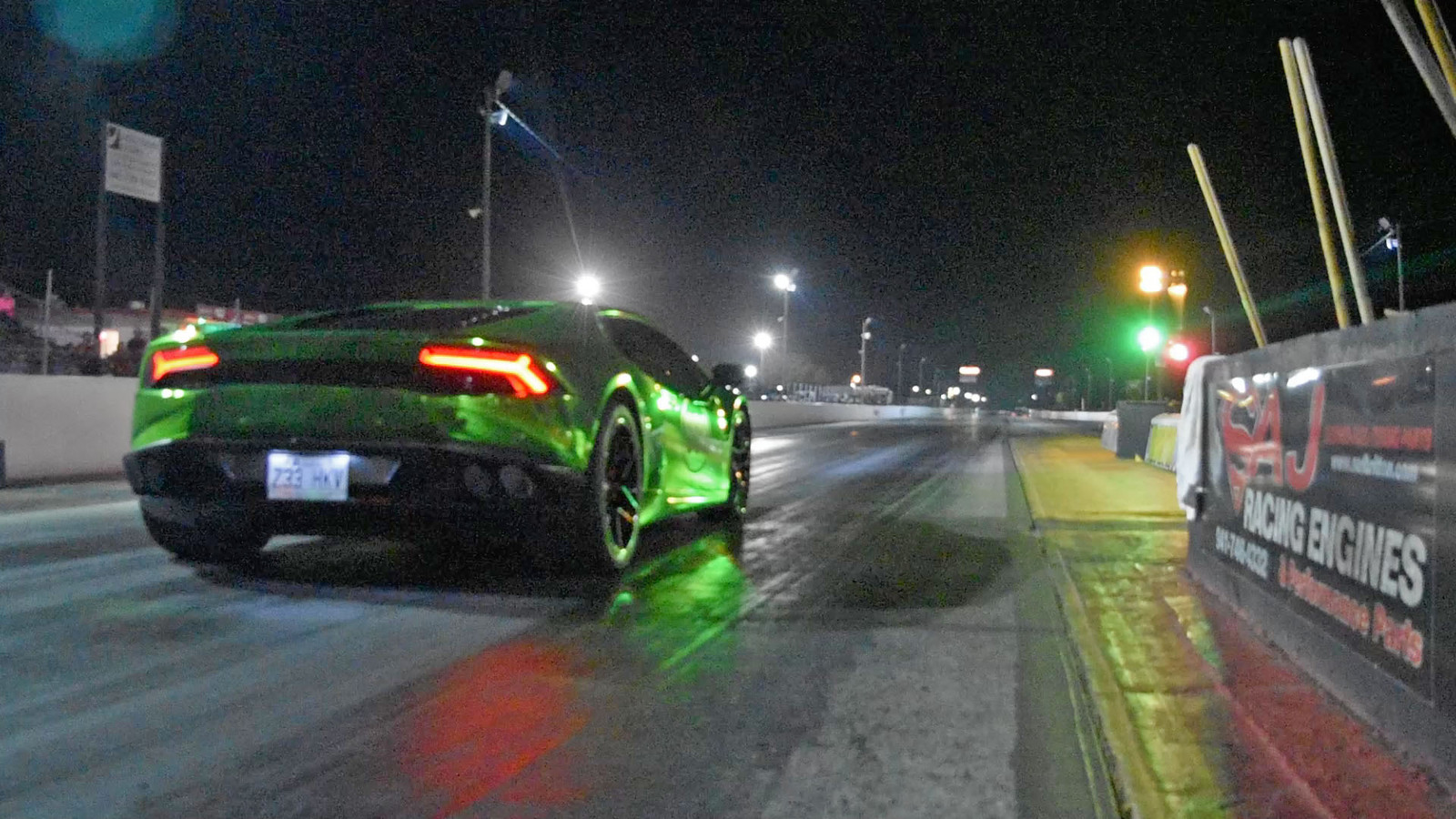 Green 2015 Lamborghini Huracan Heffner Twin Turbo