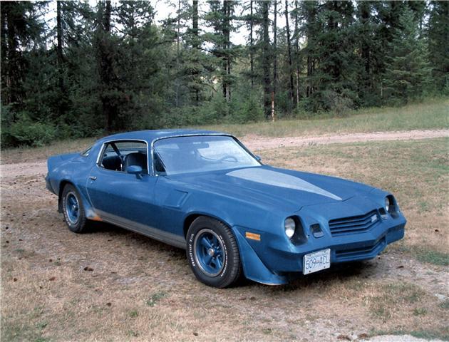 Blue 1980 Chevrolet Camaro Z28