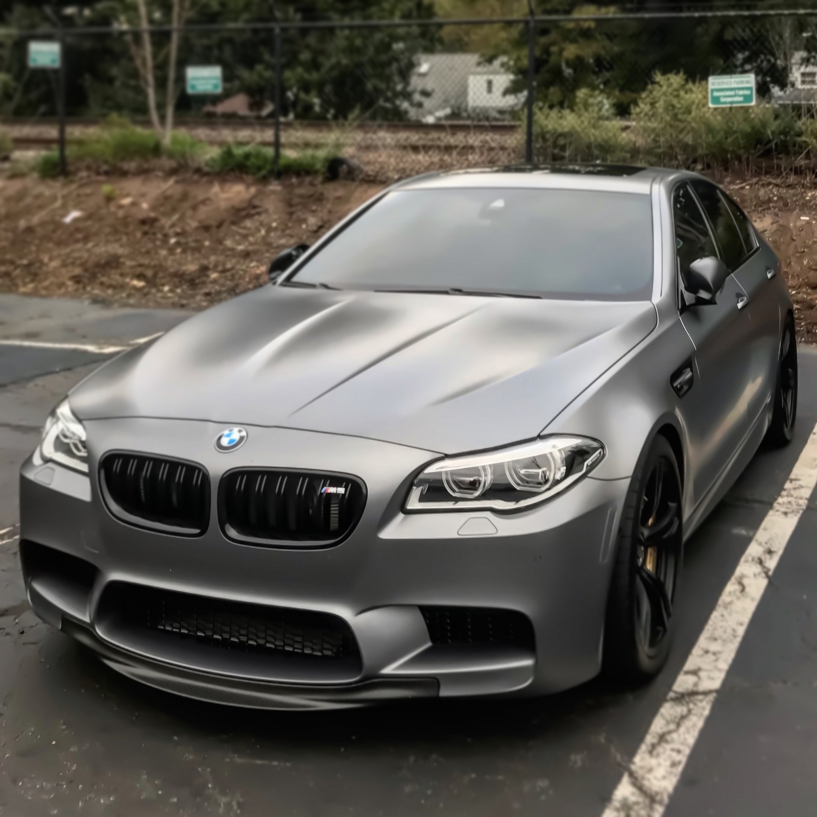 Frozen Grey 2015 BMW M5 F10