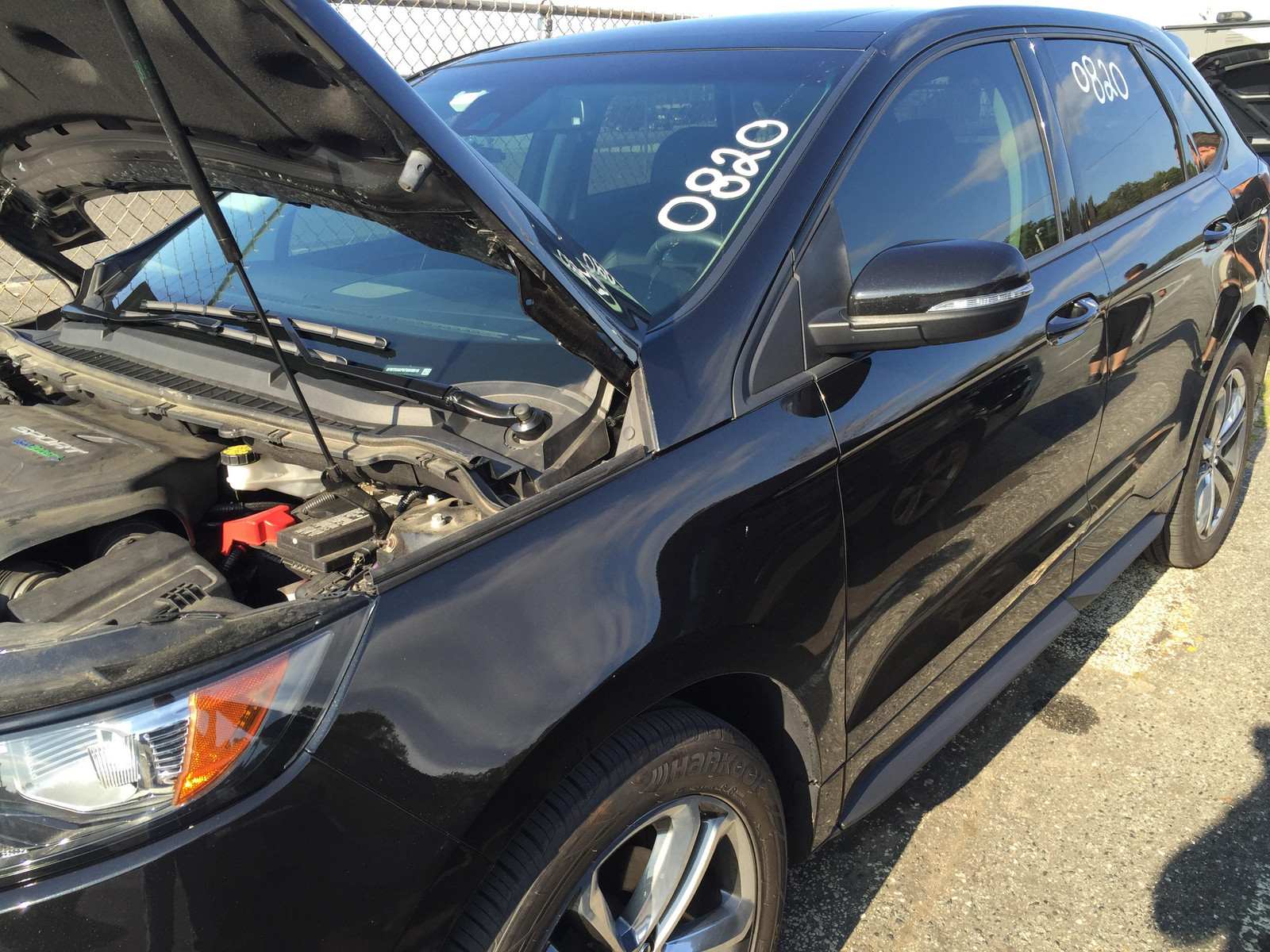 Black 2015 Ford Edge Sport AWD - 100