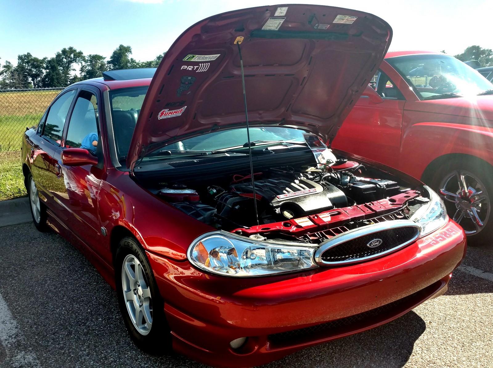 1998 Toreador red Ford Contour SVT picture, mods, upgrades