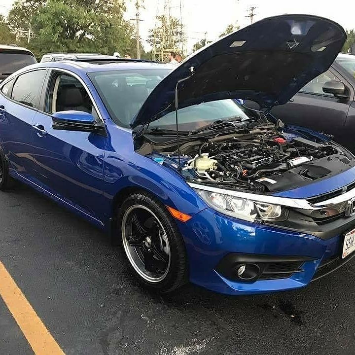 2016 Blue Honda Civic EXL picture, mods, upgrades