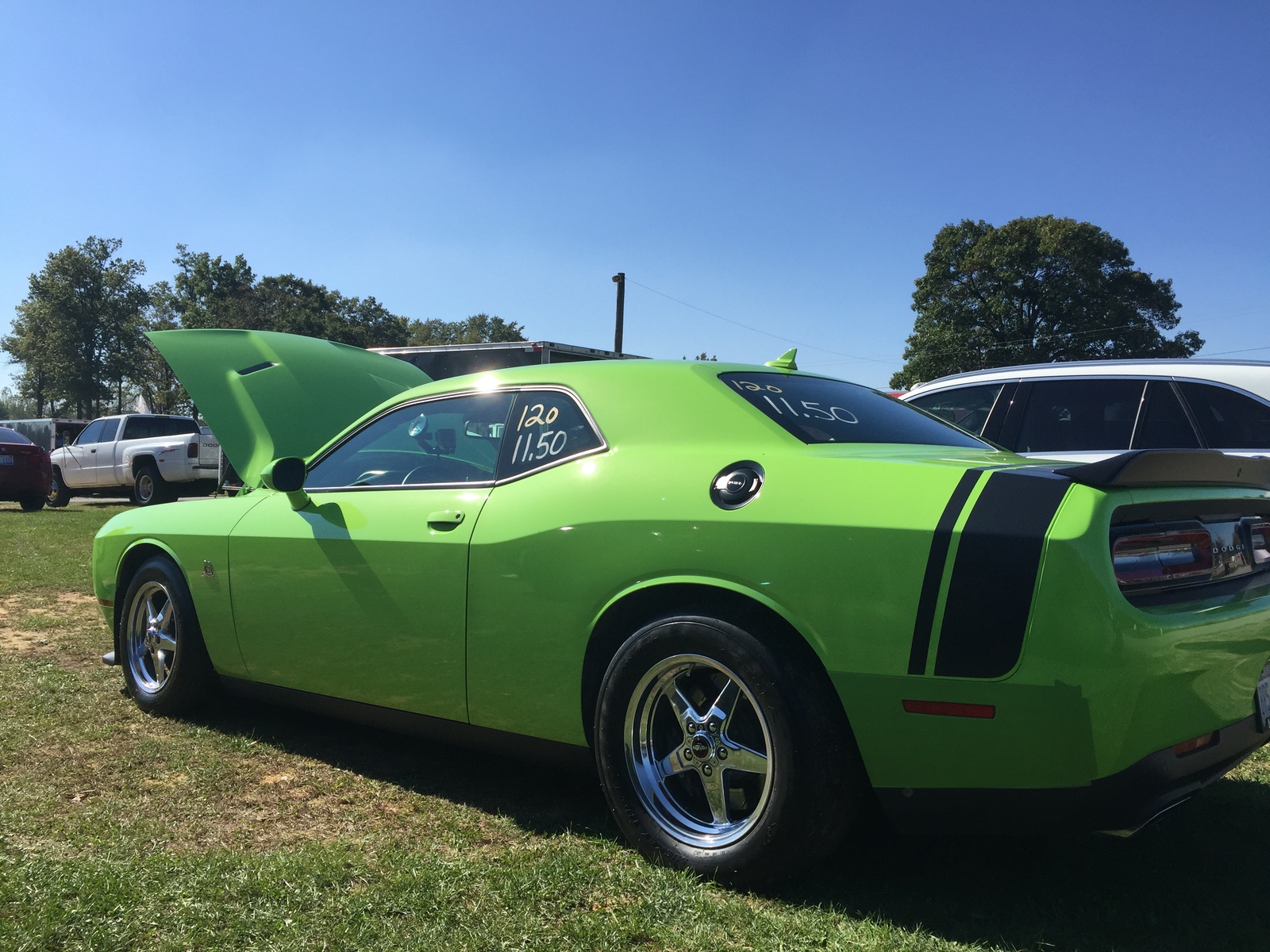 Sublime Green 2015 Dodge Challenger Scat Pack
