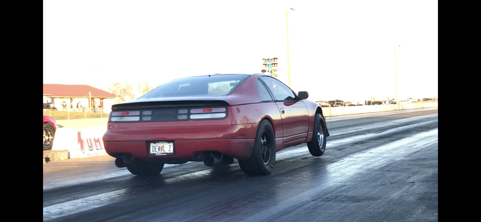 Red 1990 Nissan 300ZX 2+2 