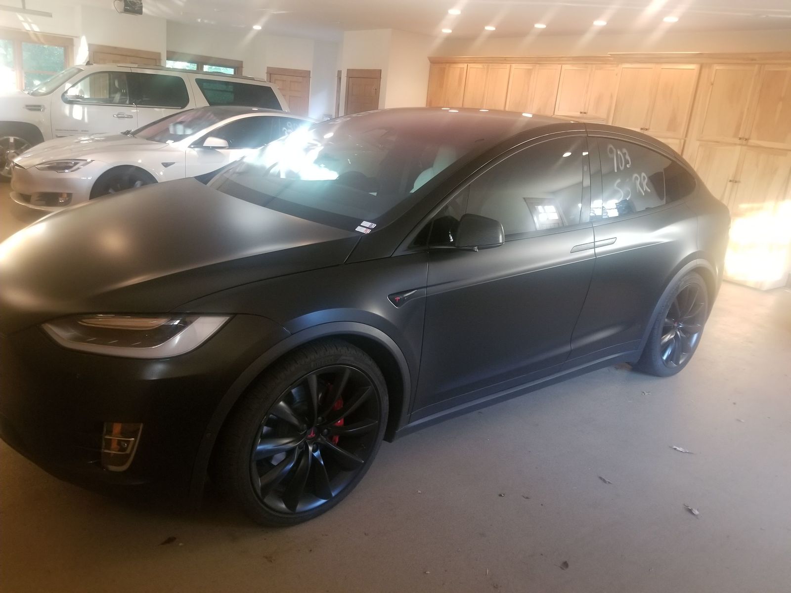 Black Matte 2017 Tesla Model X P100DL