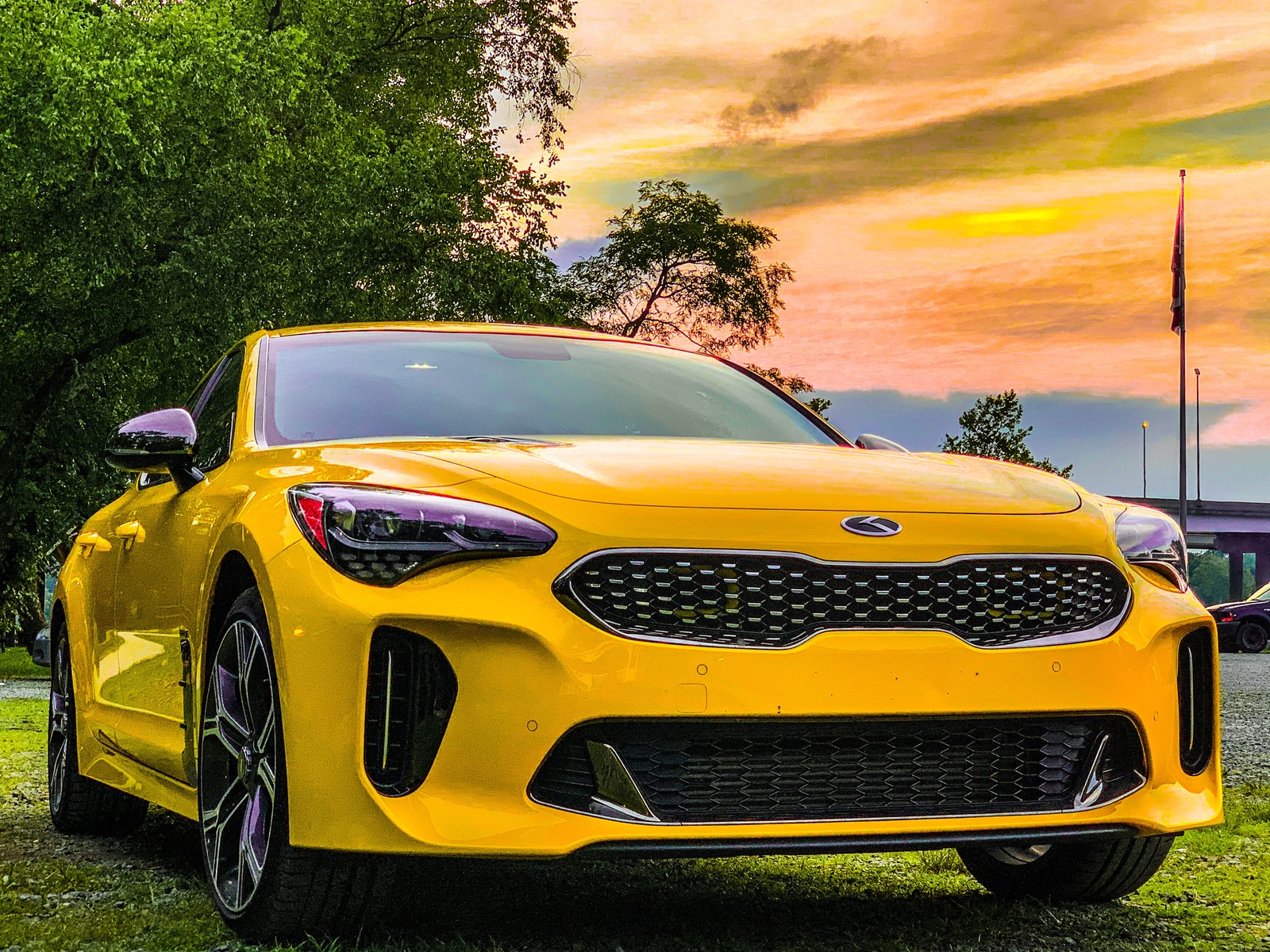 Sunset Yellow 2018 Kia Stinger GT (Limited Edition) AWD