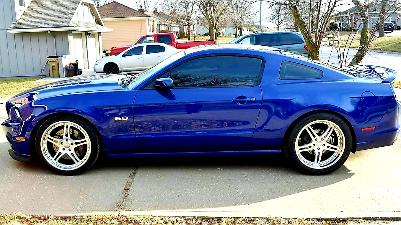 2013 Deep Impact Blue Ford Mustang GT picture, mods, upgrades