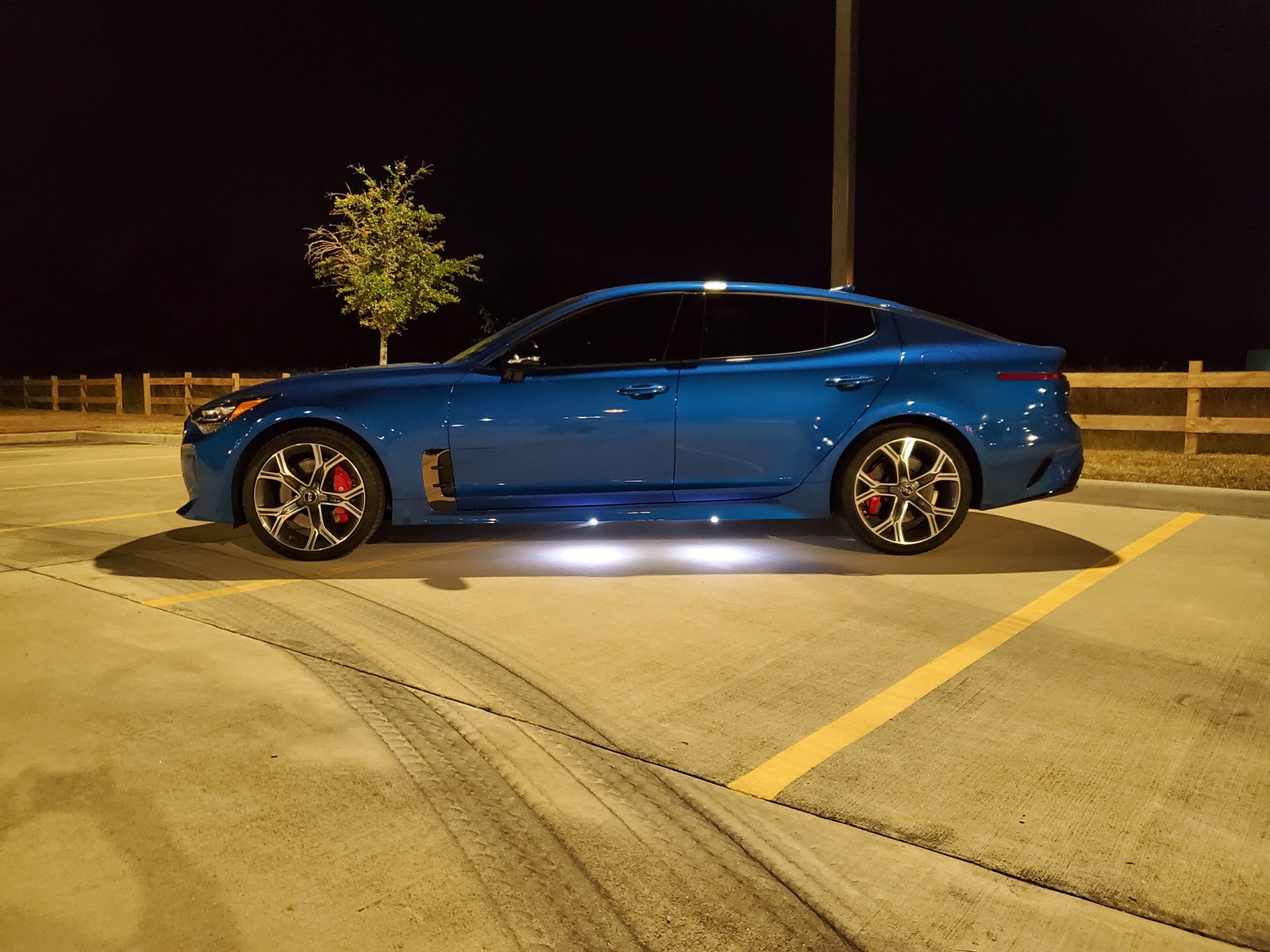 Blue 2019 Kia Stinger GT