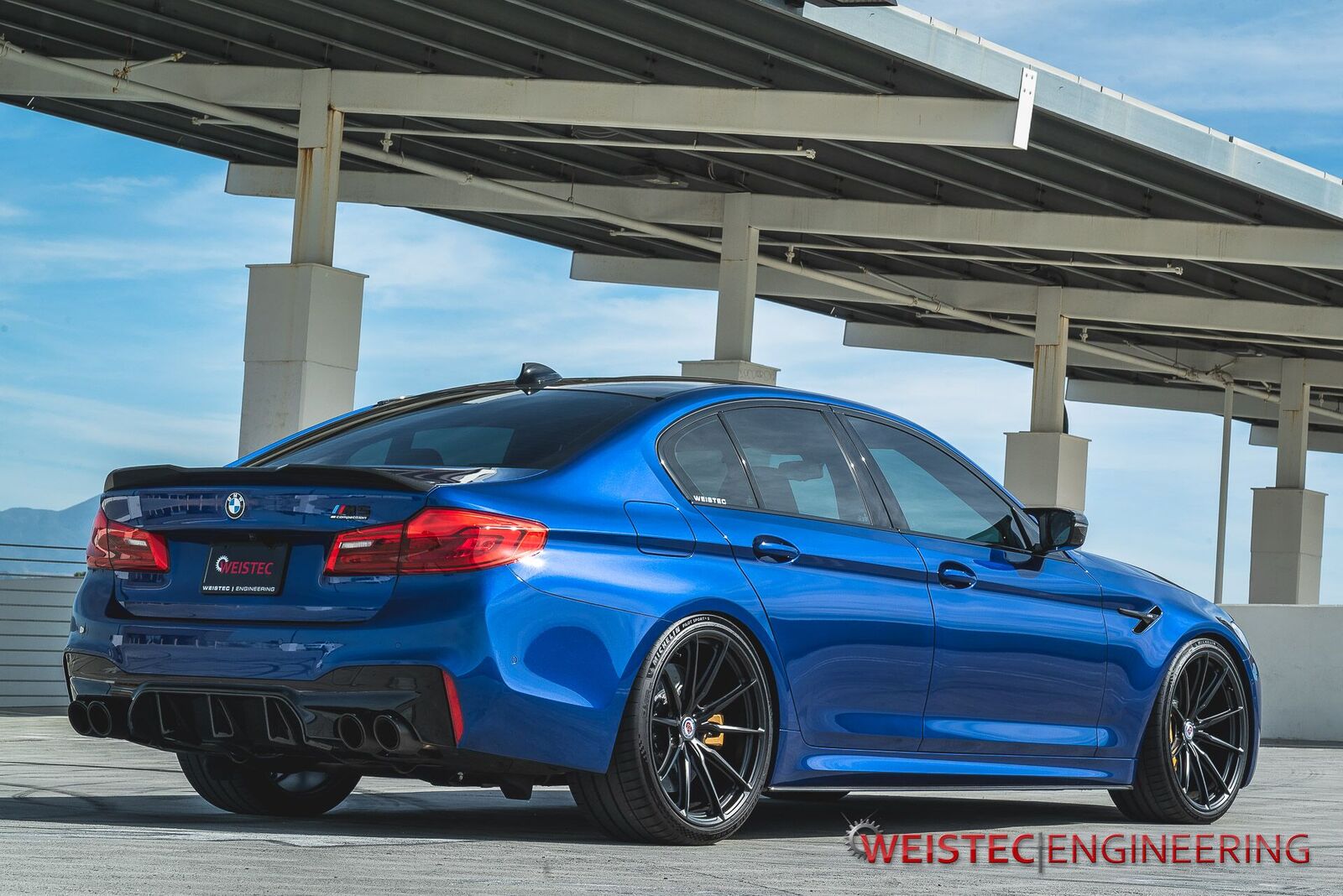 Blue 2020 BMW M5 Competition