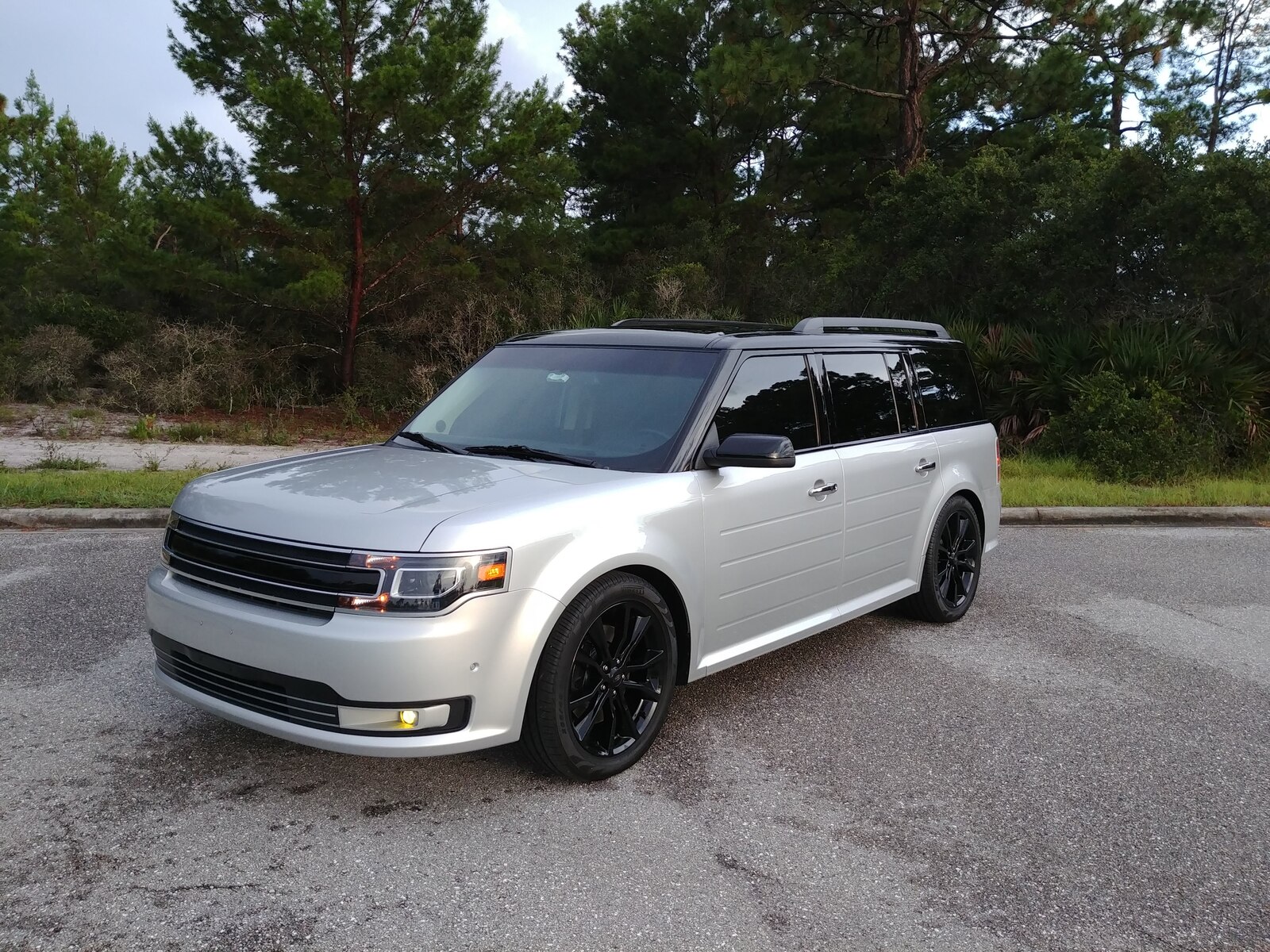 2018 Silver/Black Ford Flex Limited EcoBoost picture, mods, upgrades