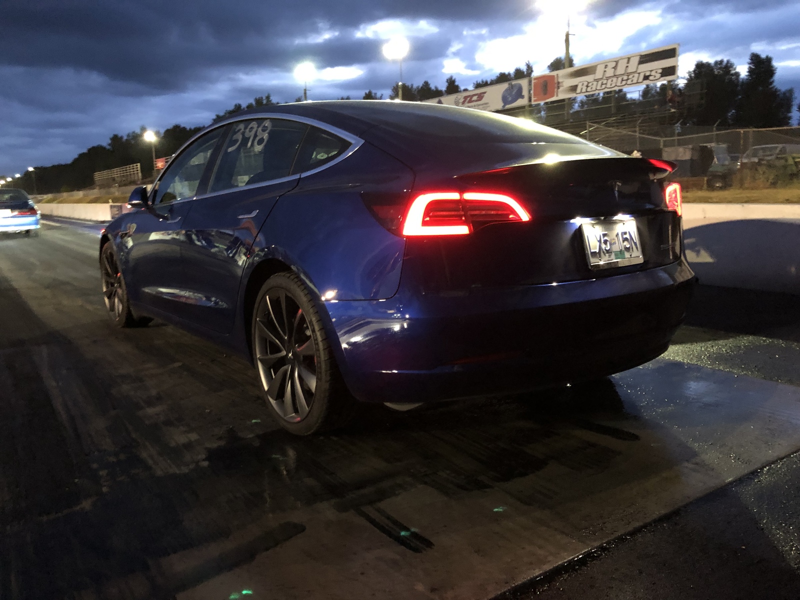 Deep Blue 2020 Tesla Model 3 Performance 
